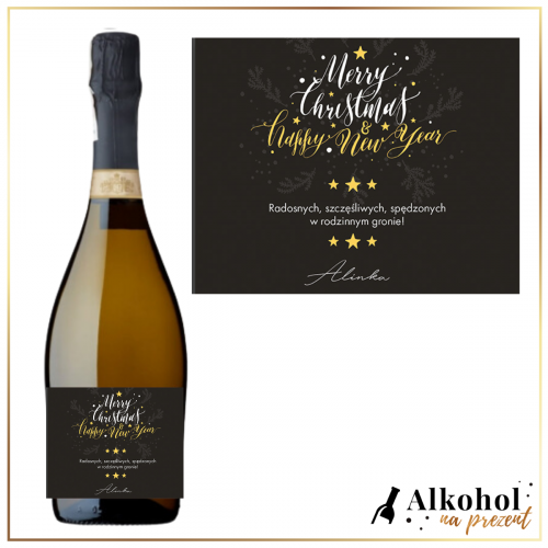 MERRY CHRISTMAS & HAPPY NEW YEAR PROSECCO VILLA CAMELIE - PREZENT NA BOŻE NARODZENIE