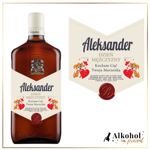 PIESEK Z SERCEM BALLANTINE'S