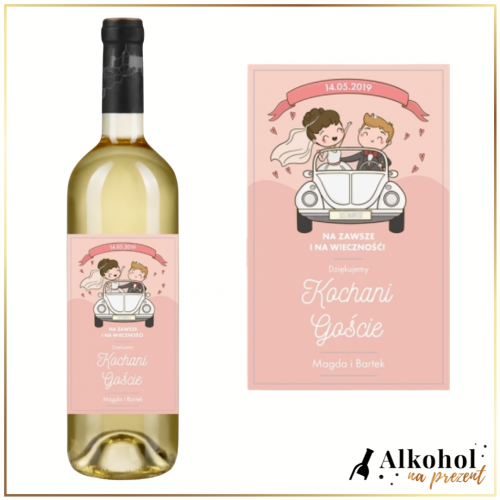 JUST MARRIED WINO BIAŁE