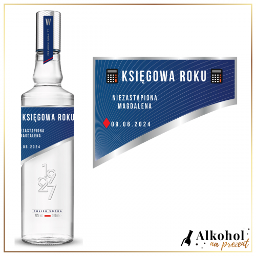 KSIĘGOWA ROKU WÓDKA WYBOROWA - PREZENT DLA KSIĘGOWEJ