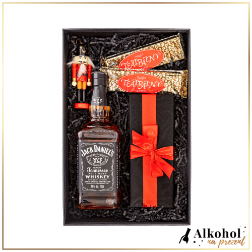 ŚWIĄTECZNY ZESTAW WHISKY JACK DANIEL'S - ZESTAW PREZENTOWY NA ŚWIĘTA BOŻEGO NARODZENIA