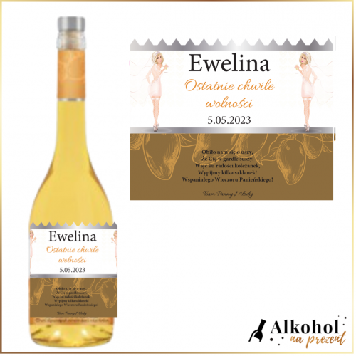 WIECZÓR PANIEŃSKI - GALICYJSKA SŁODKIE WINO O SMAKU MANGO I RÓŻOWEGO PIEPRZU - PREZENT NA WIECZÓR PANIEŃSKI