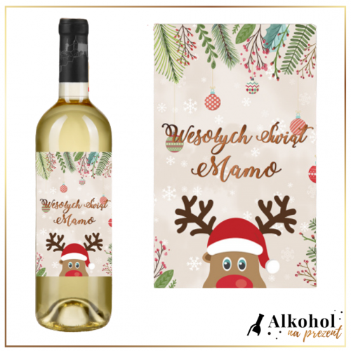 MIKOŁAJOWY RENIFER WINO BIAŁE