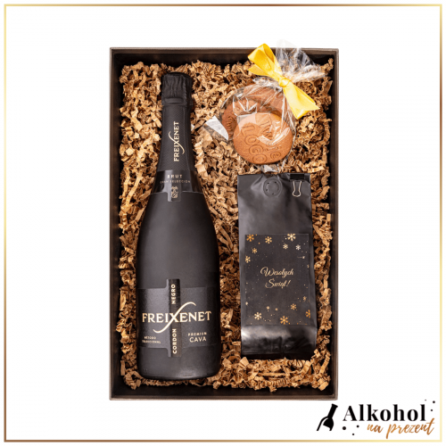 ŚWIĄTECZNY ZESTAW FREIXENET CORDON NEGRO - ZESTAW PREZENTOWY NA ŚWIĘTA BOŻEGO NARODZENIA