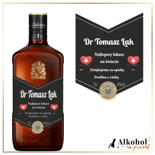 NAJLEPSZY LEKARZ BALLANTINE'S 7-LETNI - PREZENT DLA LEKARZA