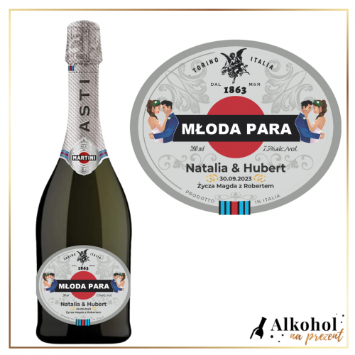 MŁODA PARA MINI MARTINI ASTI - PREZENT NA ŚLUB