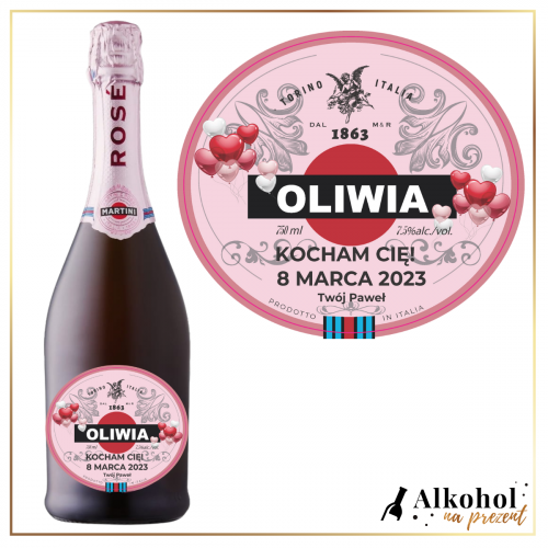 MIŁOSNE MARTINI ROSE EXTRA DRY - PREZENT NA DZIEŃ KOBIET