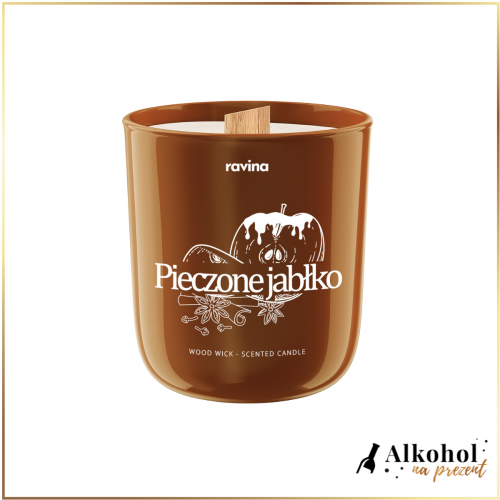 ŚWIECZKA PIECZONE JABŁKO - ŚWIECZKA NA PREZENT NA ŚWIĘTA