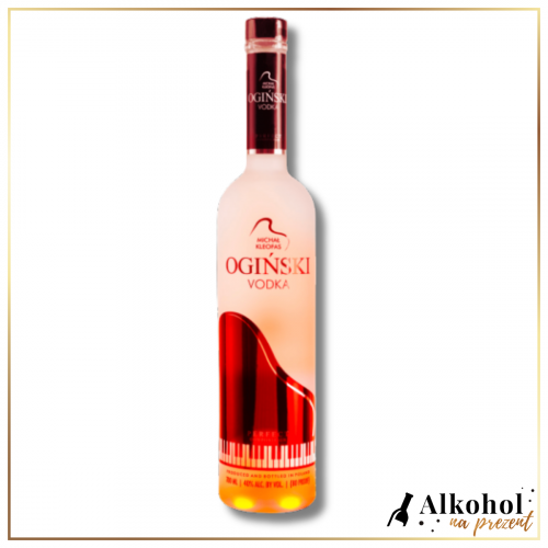 WÓDKA OGIŃSKI W PODŚWIETLANEJ BUTELCE - LUKSUSOWY PODARUNEK