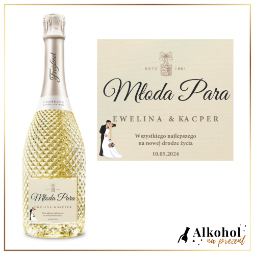 MŁODA PARA FREIXENET PROSECCO DOC - PREZENT NA ŚLUB