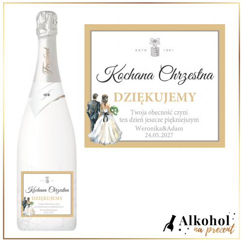 CHRZESTNA FREIXENET ICE - PREZENT NA PODZIĘKOWANIA DLA CHRZESTNEJ