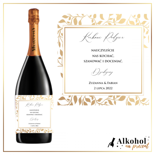 PODZIĘKOWANIA 1,5L MIONETTO D.O.C. TREVISO - PREZENT DLA RODZICÓW