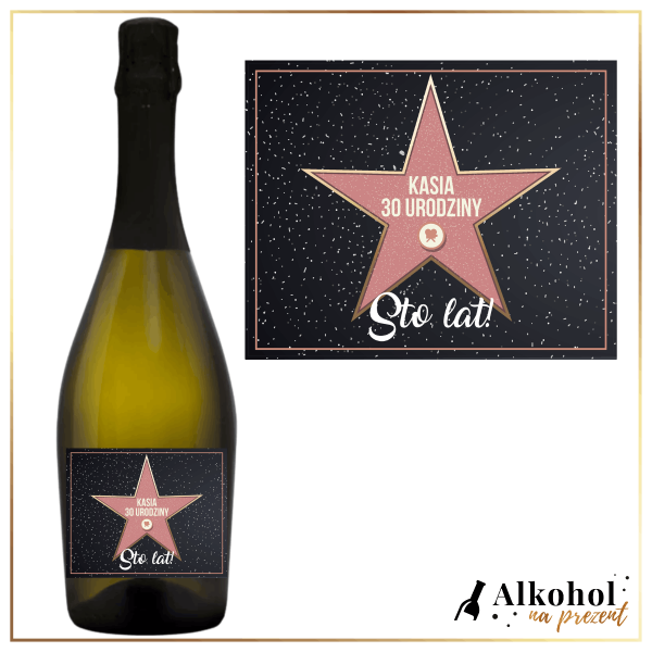 30 URODZINY ALEJA GWIAZD PROSECCO VILLA CAMELIE - PREZENT Z OKAZJI 30 URODZIN