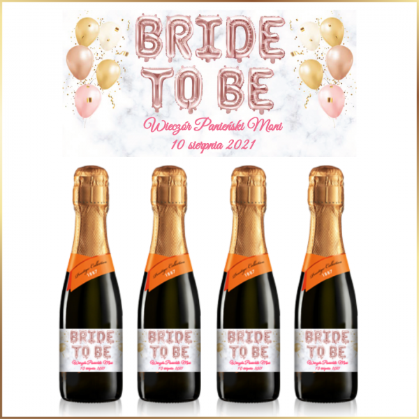 ZESTAW BALONY BRIDE TO BE MINI MIONETTO D.O.C. TREVISO