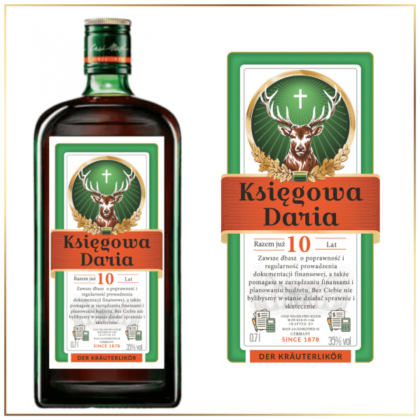 KSIĘGOWA JAGERMEISTER - PREZENT DLA KSIĘGOWEJ