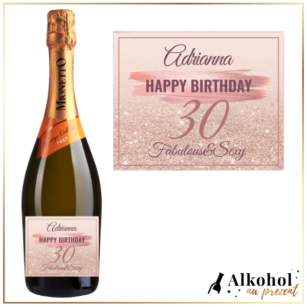 BIRTHDAY GIRL PROSECCO MIONETTO D.O.C. TREVISO-PREZENTY URODZINOWE