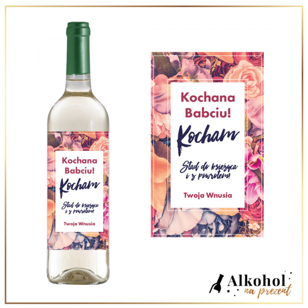 KWIATOWA BABCIA WINO MONTE MILLA AIREN - POMYSŁ NA PREZENT DLA BABCI