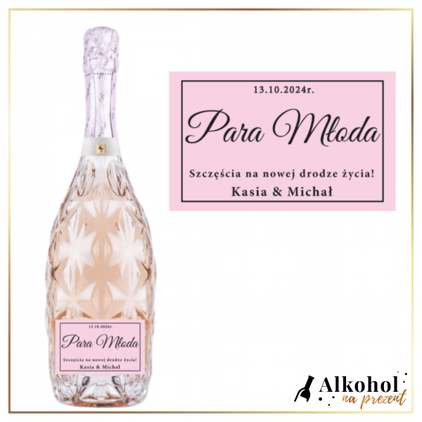 PARA MŁODA BAGLIETTI PROSECCO NO 6 - PREZENT NA ŚLUB