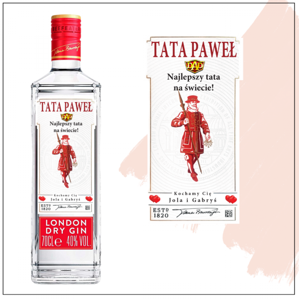 DZIEŃ TATY GIN BEEFEATER- GIN NA PREZENT