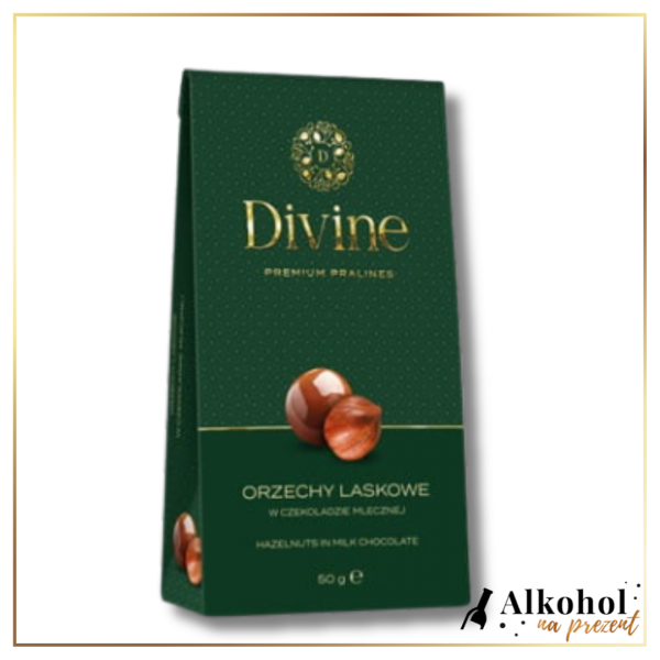 ORZECHY LASKOWE W CZEKOLADZIE MLECZNEJ DIVINE 50G