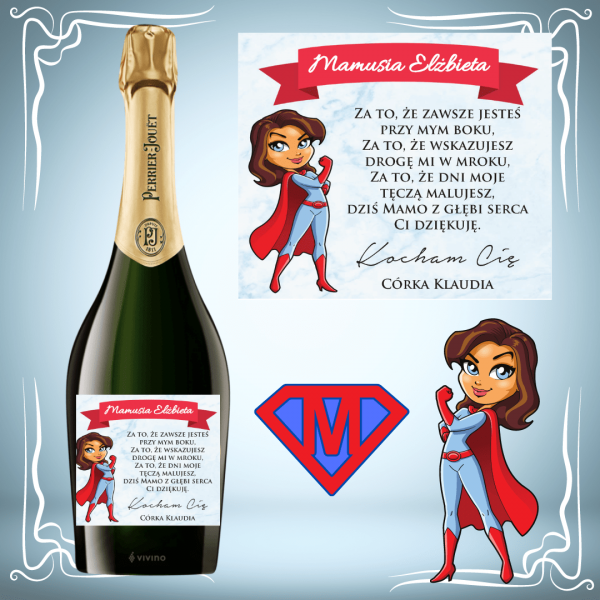 SUPER MAMA SZAMPAN PERRIER JOUET GRAND BRUT