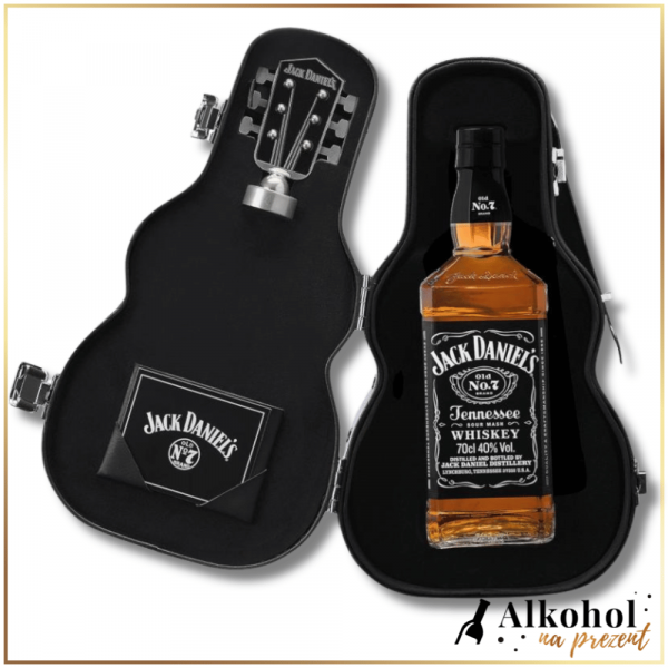 WHISKEY JACK DANIEL'S GITARA 0.7L