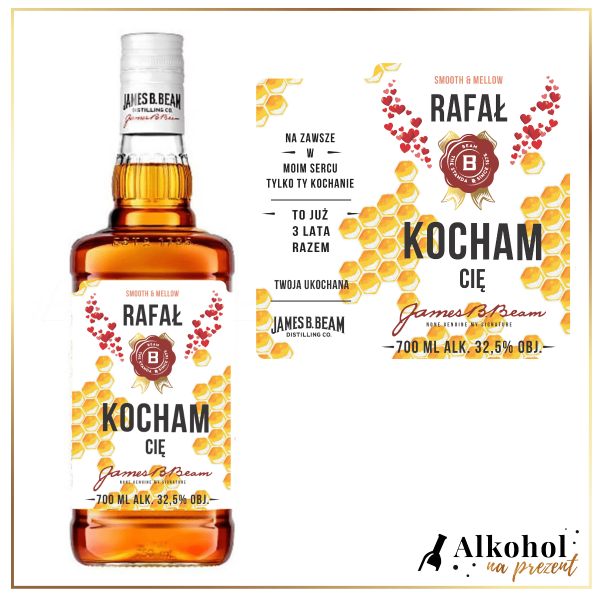 MIŁOSNY JIM BEAM HONEY- PREZENT DLA CHŁOPAKA