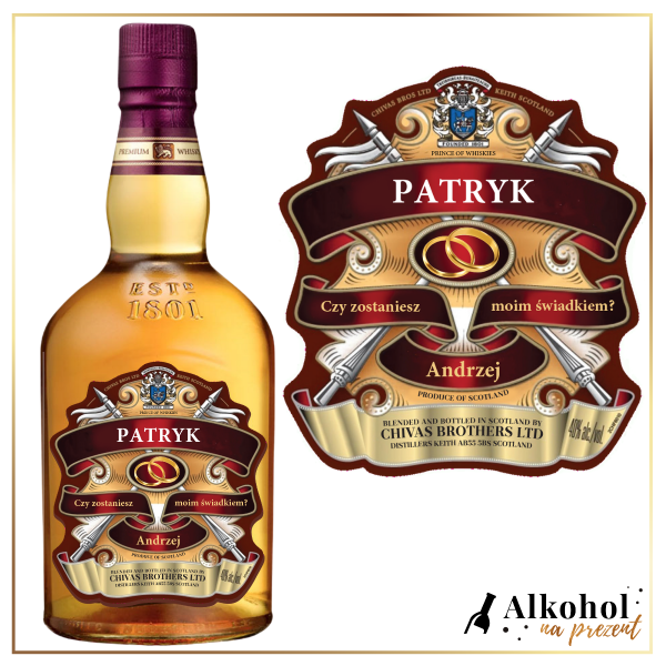 ZOSTANIESZ MOIM ŚWIADKIEM? CHIVAS REGAL - PREZENT DLA ŚWIADKA
