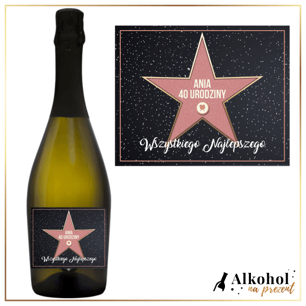40 URODZINY ALEJA GWIAZD PROSECCO VILLA CAMELIE - PREZENT NA 40 URODZINY