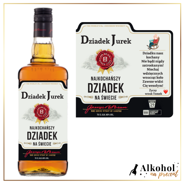 PREZENT DZIEŃ DZIADKA JIM BEAM WHITE
