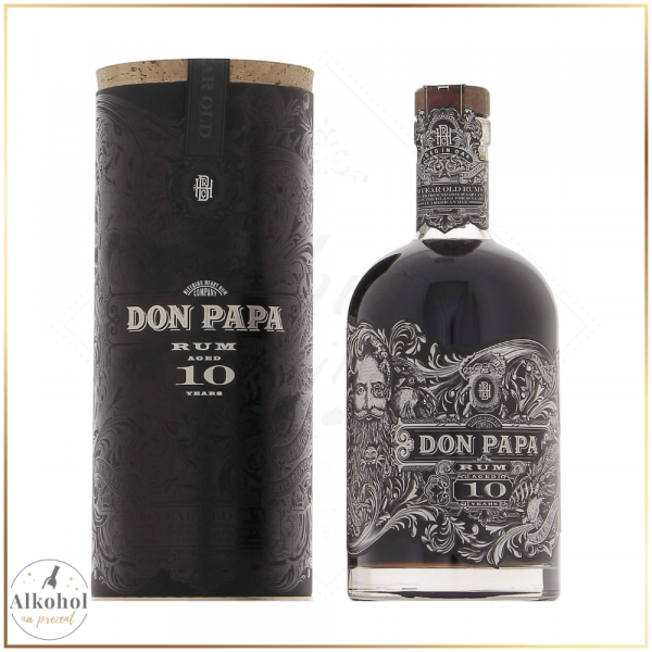 RUM DON PAPA 10Y + OPAKOWANIE Z KORKIEM