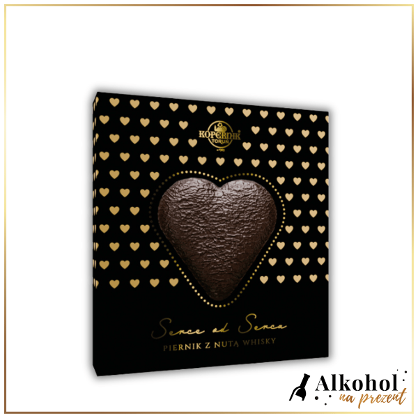 SERCE PIERNIKOWE Z NUTĄ WHISKY 110G