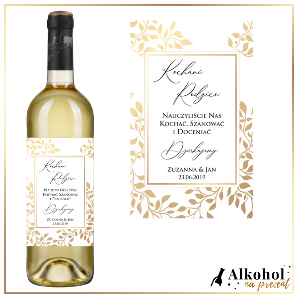 PODZIĘKOWANIA WINO BIAŁE