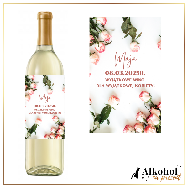 RÓŻE DZIEŃ KOBIET WINO CARLO ROSSI WHITE - PREZENT NA DZIEŃ KOBIET