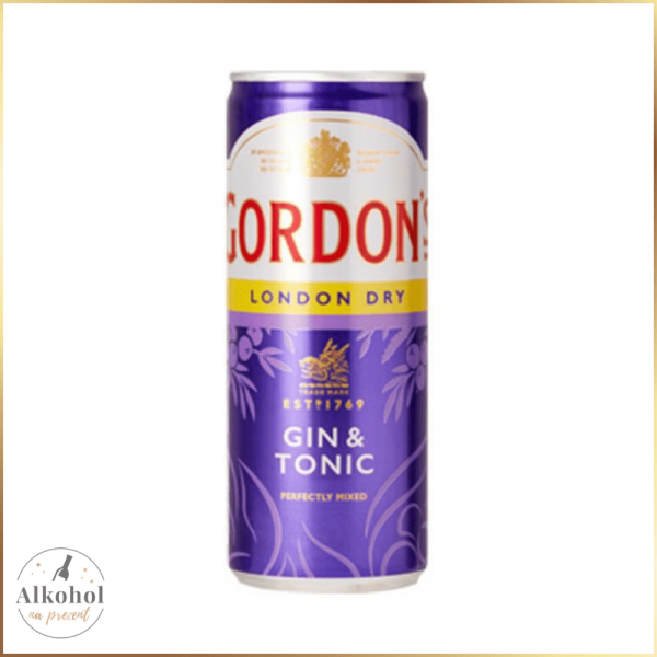 DRINK GORDON'S&TONIC 0.25L PUSZKA