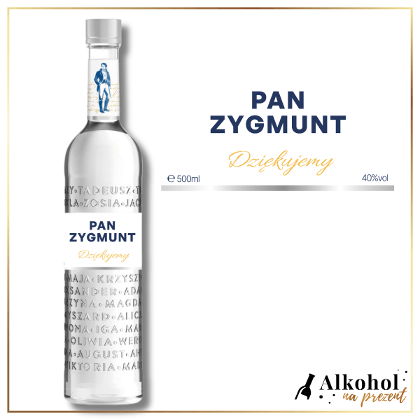 PODZIĘKOWANIA WÓDKA PAN TADEUSZ - PODZIĘKUJ W WYJĄTKOWY SPOSÓB