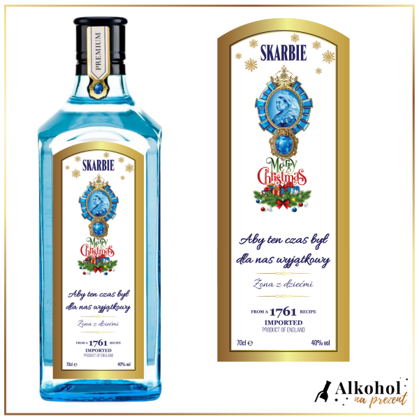DZWONECZKI GIN BOMBAY- DOBRY GIN NA PREZENT NA ŚWIĘTA