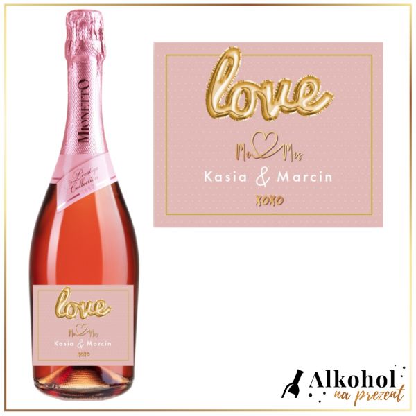 LOVE MR&MRS PROSECCO MIONETTO ROSÉ