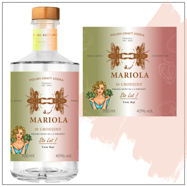 URODZINOWA JONSTON BOTANICAL VODKA LIME & HABANERO - PREZENT NA URODZINY