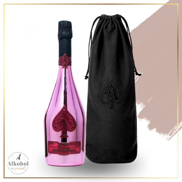 SZAMPAN ARMAND DE BRIGNAC AS ROSE 0.75L + OPAKOWANIE