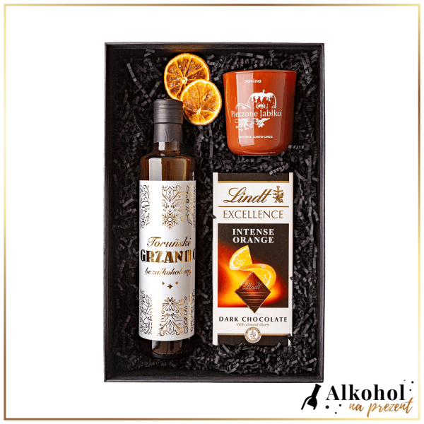 ŚWIĄTECZNY ZESTAW GRZANIEC BEZALKOHOLOWY JASNY TORUŃSKI - ZESTAW PREZENTOWY NA ŚWIĘTA BOŻEGO NARODZENIA