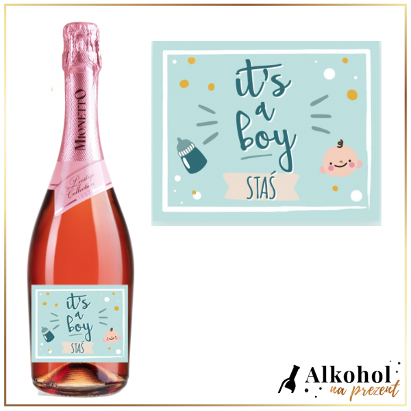 IT'S A BOY PROSECCO MIONETTO ROSÉ