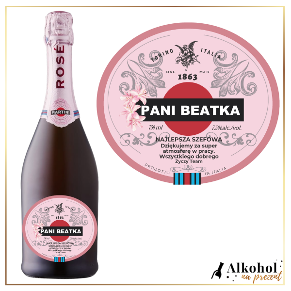 SZEFOWA MARTINI ROSE EXTRA DRY - PREZENT DLA SZEFOWEJ