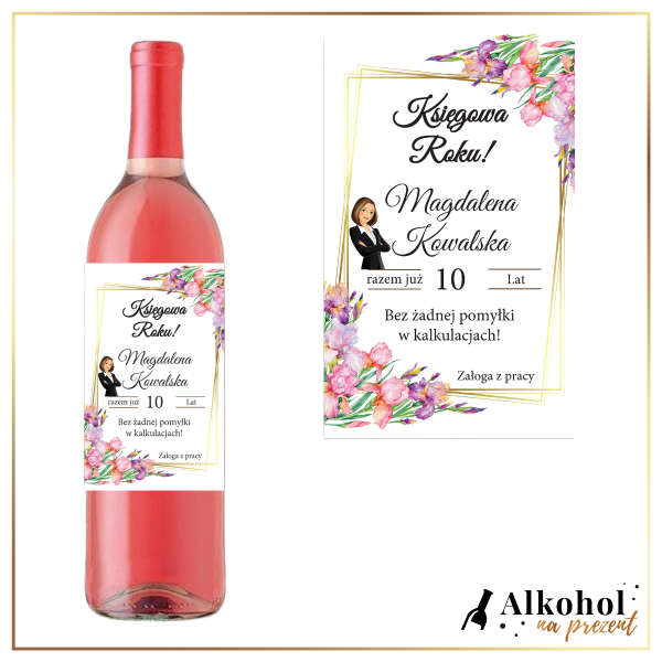 KSIĘGOWA ROKU CARLO ROSSI PINK MOSCATO - PREZENT DLA KSIĘGOWEJ