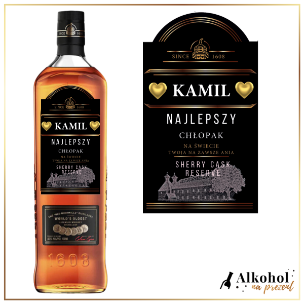 DZIEŃ CHŁOPAKA BUSHMILLS BLACK BUSH - PREZENT NA DZIEŃ CHŁOPAKA