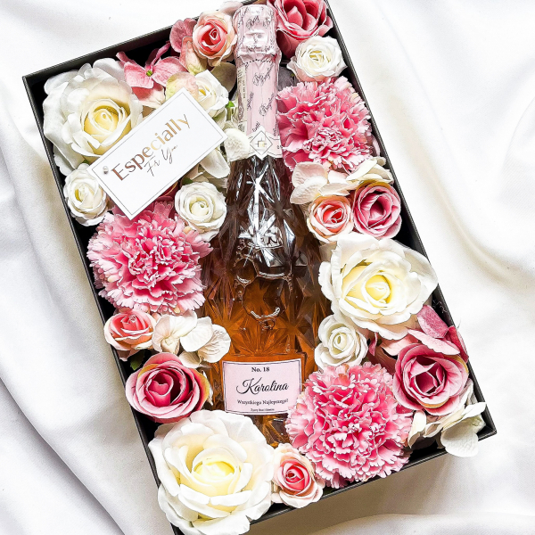 URODZINOWE BAGLIETTI PROSECCO NO 6 WE FLOWERBOXIE - PREZENT NA URODZINY