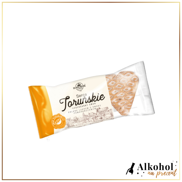 SERCA TORUŃSKIE LUKROWANE O SMAKU POMARAŃCZOWYM 120G