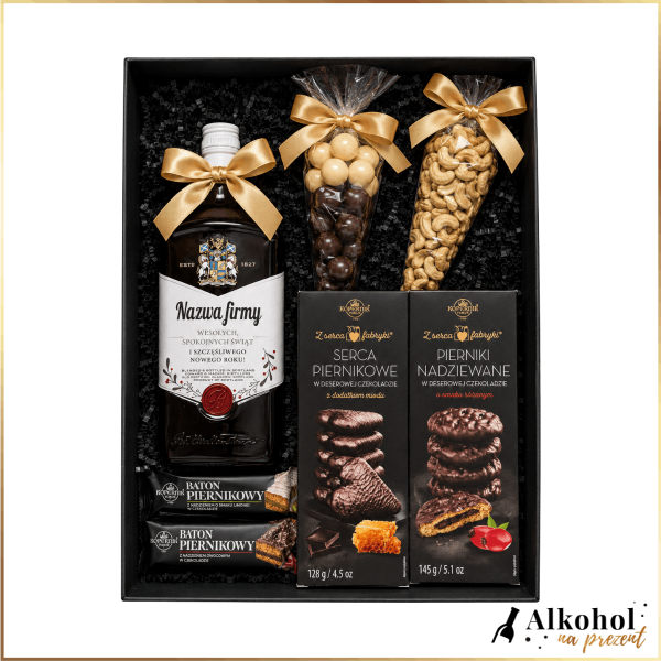 JEMIOŁA BALLANTINE'S ZESTAW ZE SŁODYCZAMI - PREZENT NA ŚWIĘTA BOŻEGO NARODZENIA
