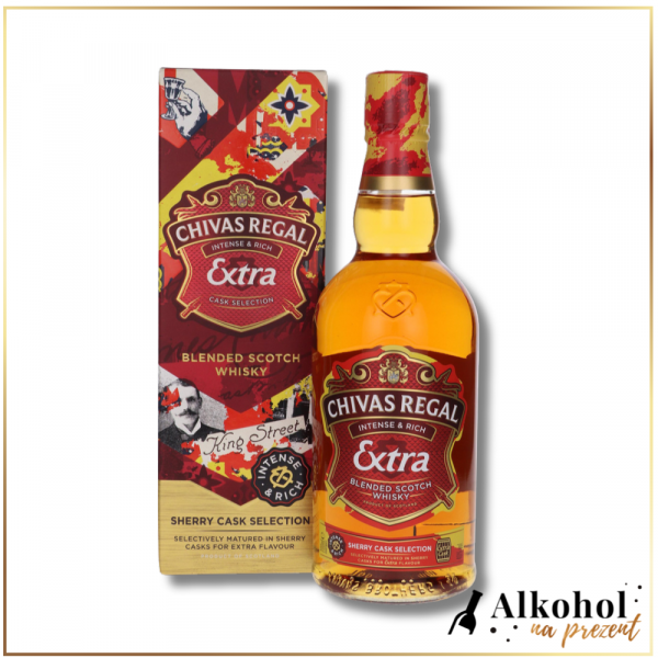 WHISKY CHIVAS REGAL EXTRA SHERRY 0.7L + OPAKOWANIE