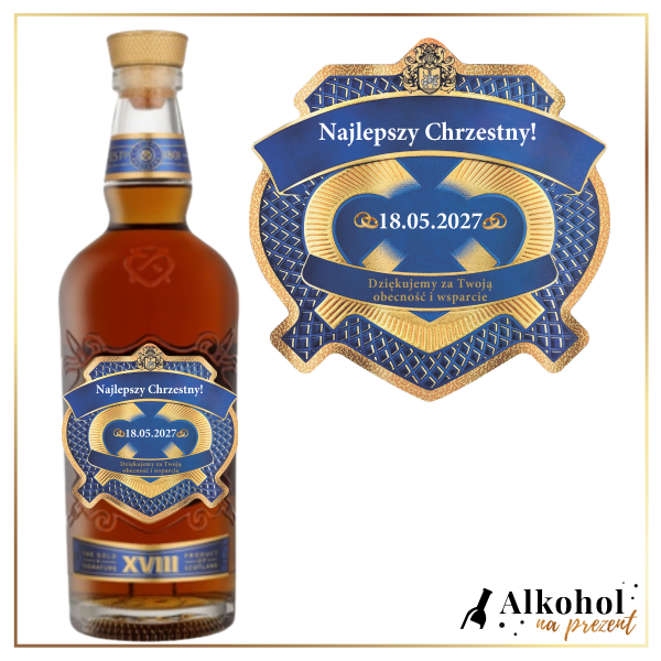 CHRZESTNY CHIVAS REGAL 18YO - POMYSŁ NA PREZENT DLA CHRZESTNEGO